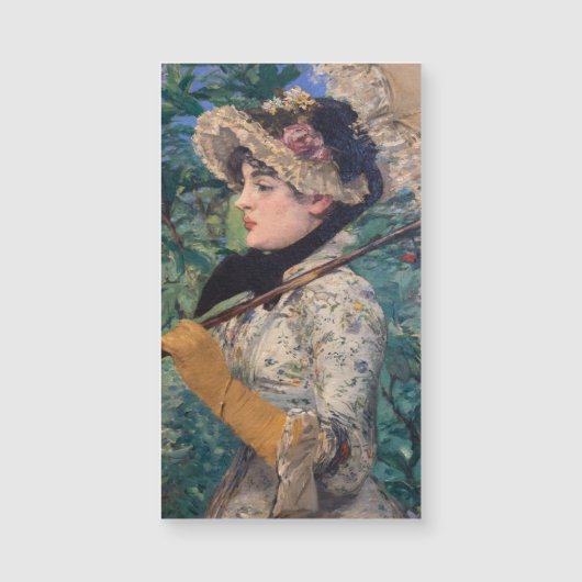 Carte Magnétique Jeanne (Printemps) Par Édouard Manet (Devant)