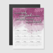 Carte Magnétique Jérémie 29:13 Calendrier magnétique (Devant / Derrière)