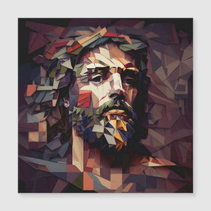 Carte Magnétique Jésus Christ cubisme