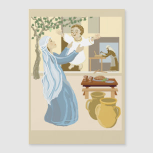 Carte Magnétique Jésus tout notre Porteur de Joie