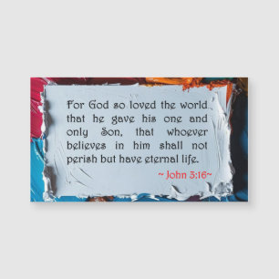 Carte Magnétique John 3:16