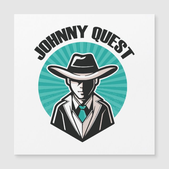 Carte Magnétique Johnny Quest (Devant)