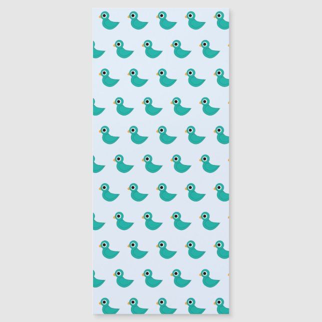 Carte Magnétique Joli oiseau bleu (Devant)