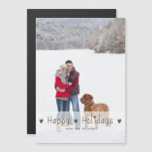 CARTE MAGNÉTIQUE JOLIES VACANCES | PHOTO DE VACANCES (Devant / Derrière)