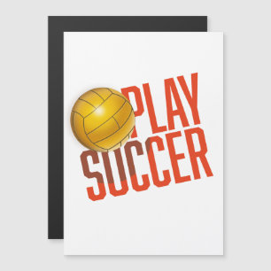 Carte Magnétique Jouer au football