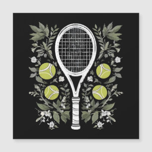 Carte Magnétique Joueuse de tennis