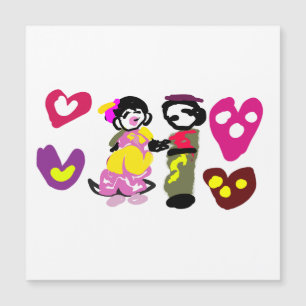 Carte Magnétique Journée douce de la Saint-Valentin