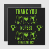 Carte Magnétique Journée internationale des infirmières (Devant / Derrière)