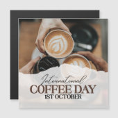 Carte Magnétique Journée internationale du café+ (Devant / Derrière)