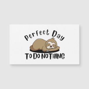 Carte Magnétique Journée Parfaite Pour Ne Rien Faire