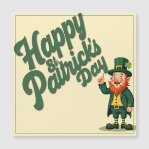 Carte Magnétique Joyeuse Saint-Patrick Mignon Lutins