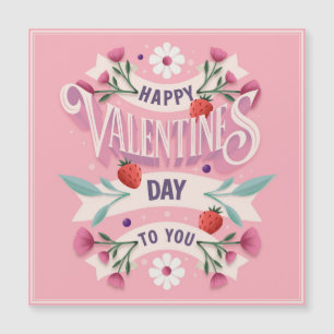 Carte Magnétique Joyeuse Saint Valentin à Vous