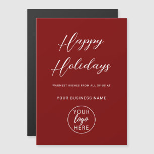 Carte Magnétique Joyeuses Fêtes Entreprise