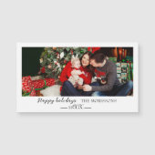 Carte Magnétique joyeuses fêtes joyeux noël (Devant)