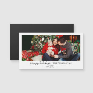 Carte Magnétique joyeuses fêtes joyeux noël