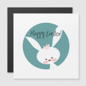 Carte Magnétique Joyeuses Pâques   (Devant / Derrière)