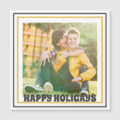 Carte Magnétique Joyeuses photos de Noël LGBTQ (Devant)