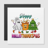 Carte Magnétique Joyeux Hallothanksmas (Devant / Derrière)