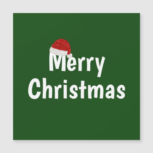 Carte Magnétique Joyeux Noël (Devant)