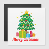 Carte Magnétique Joyeux Noël (Devant / Derrière)