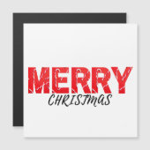 Carte Magnétique Joyeux Noël        (Devant / Derrière)