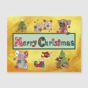 Carte Magnétique Joyeux Noël