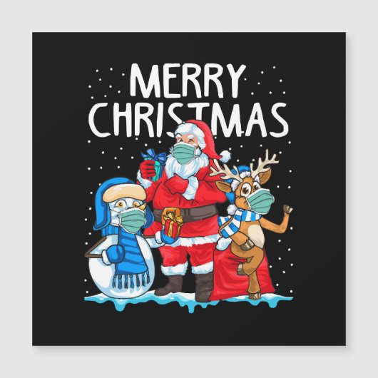 Carte Magnétique Joyeux Noël 2023 (Devant)