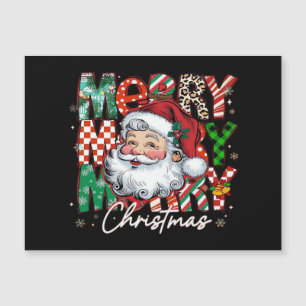 Carte Magnétique Joyeux Noël Père Noël Essentiel