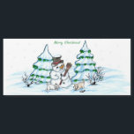 Carte Magnétique Joyeux Noël ! Snowman avec chat et chiot<br><div class="desc">Joyeux Noël ! Snowman avec chat et chiot - petit chien ~~~ dessin au crayon de couleur par Krisi ArtKSZP ~~~ Catégorie du magasin >>> Joyeux Noël pour enfants >>>> Snowman avec chat et chiot</div>