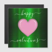 Carte Magnétique Joyeux Valentin minimaliste (Devant / Derrière)