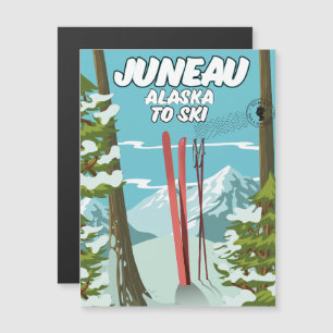 Carte Magnétique Juneau Alaska À Ski