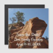 Carte Magnétique Jusqu'à Angels Landing dans le parc national de Si (Devant / Derrière)