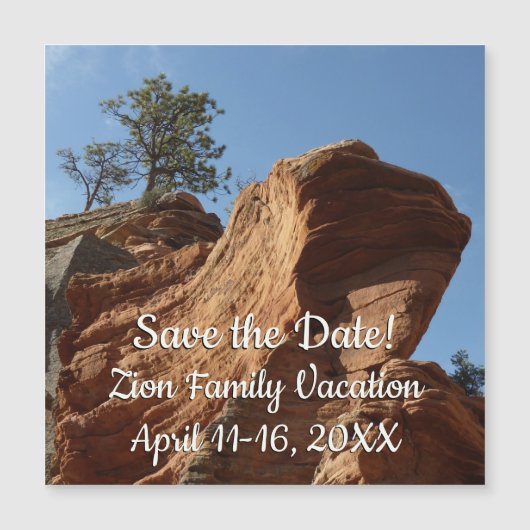 Carte Magnétique Jusqu'à Angels Landing dans le parc national de Si (Devant)