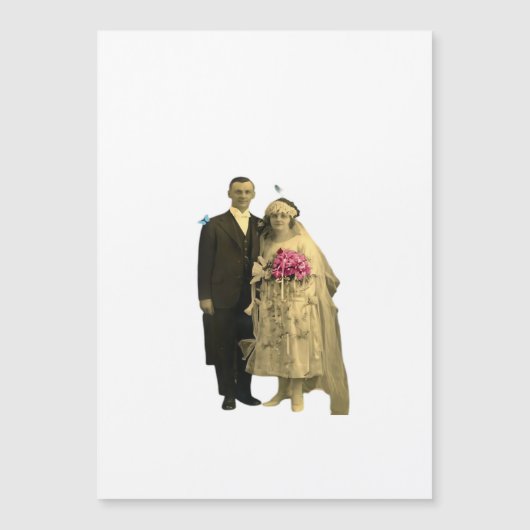 Carte Magnétique Jusqu'à ce que la mort nous sépare Mème Style Clas (Devant)