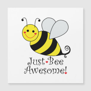 Carte Magnétique Juste l'abeille impressionnante gaffent l'abeille