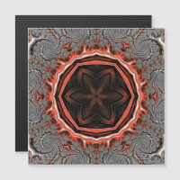 Carte magnétique Kaleidoscope Flames