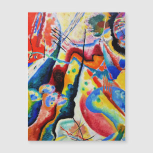 Carte Magnétique Kandinsky - Tableau a la Tache Rouge
