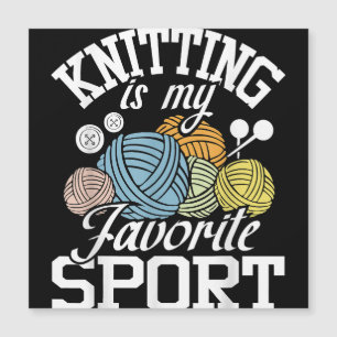 Carte Magnétique Knit Happens T-shirt drôle de tricot Fierté des t