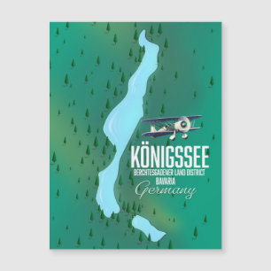 Carte Magnétique Königssee  Berchtesgadener Allemagne
