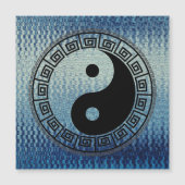 Carte Magnétique La balance : Ba Gua, huit trigrammes yin yang TCM (Devant)