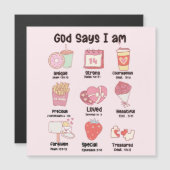 Carte Magnétique La Bible chrétienne contre la Saint Valentin (Devant / Derrière)