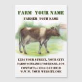 Carte Magnétique La ferme à la vache (Devant)