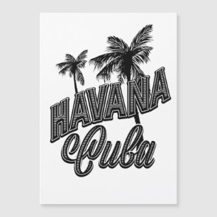 Carte Magnétique La Havane Cuba l'art vintage.