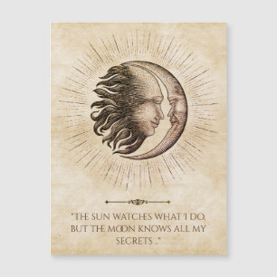 Carte Magnétique La Lune Connaît Tous Mes Secrets
