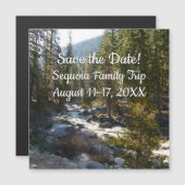 Carte Magnétique La rivière Kaweah dans le parc national de Sequoia (Devant / Derrière)