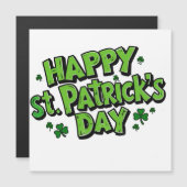 Carte Magnétique la St. Paddy's Day, la journée de Patrick (Devant / Derrière)