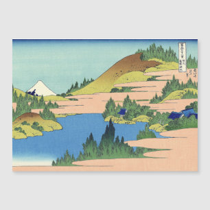Carte Magnétique Lac Hokusai Hakone dans la province de Sagami