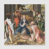 Carte Magnétique L'Adoration des Vacances Magi-jésus (Devant)