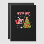 Carte Magnétique Laissons-nous aller, Idiom amusant, Lumières de No (Devant / Derrière)