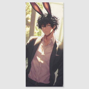 Carte Magnétique Lapin Élégant Ikemen Anime
